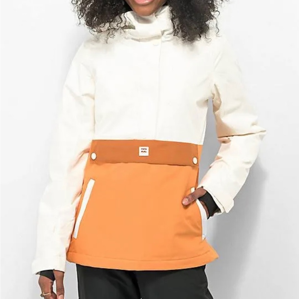 Billabong Day Break Cream & Orange Snowboard Jacket